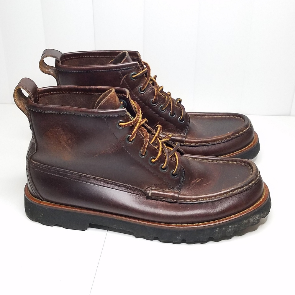 Tommy Hilfiger LEATHER OXFORD BOOTSz 8.5